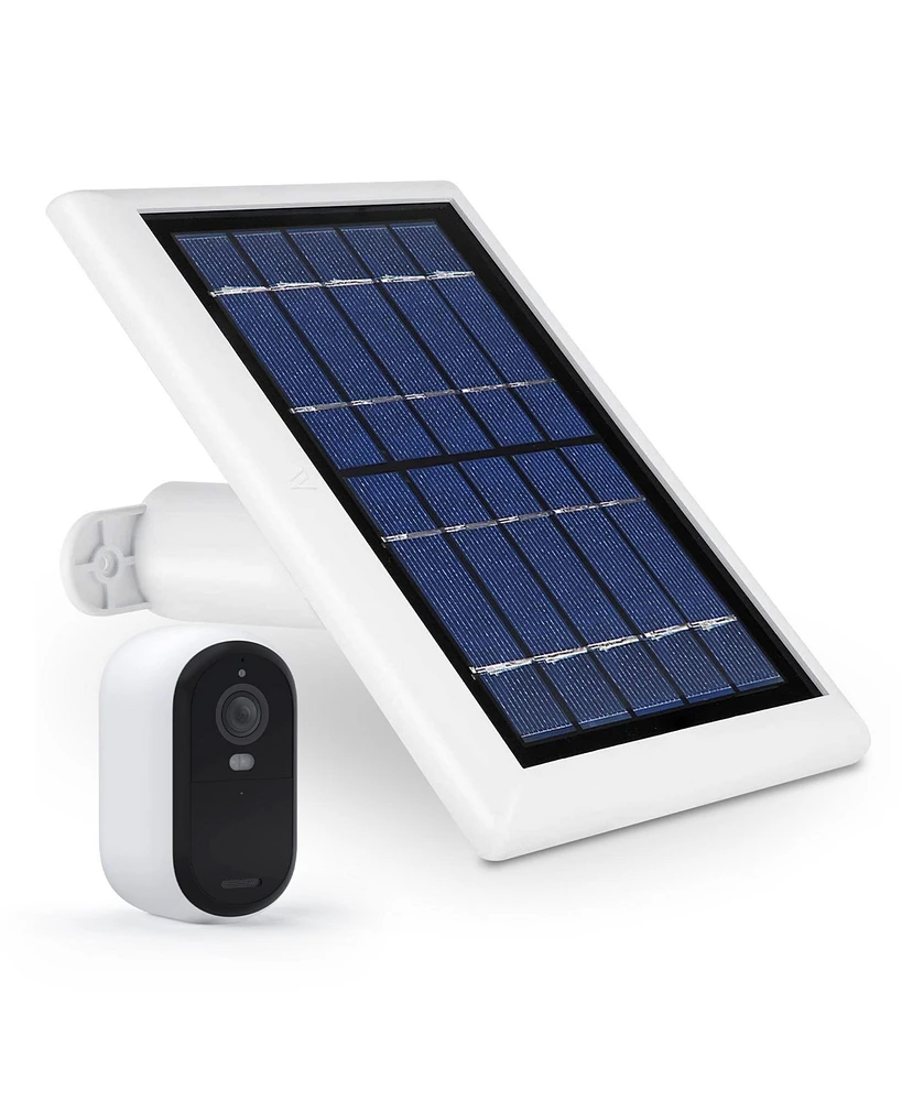 Wasserstein Solar Panel Compatible with Arlo Essential 2K Outdoor Security Camera (2nd Gen) / Xl (2nd Gen) & Essential Spotlight (Camera Not Included)