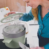 BergHOFF Balance Non-stick Silicone Collapsible Steamer Basket & Strainer 10", Recycled Material