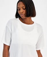 Id Ideology Women's Relaxed-Fit Short-Sleeve T-Shirt, Created for Macy's