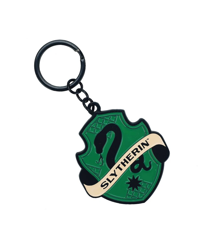 Harry Potter Slytherin Crest Enamel Filled Keychain