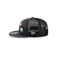 New Era Men's Black Boston Celtics 2024 Eastern Conference Champions Locker Room 9FIFTY Snapback Hat