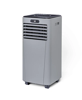 Sugift 10000 Btu 4-in-1 Portable Air Conditioner with Dehumidifier and Fan Mode-Gray