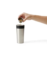 Rabbit 18 oz Double Insulated Stainless Steel Cocktail Shaker with 1.5 oz shot Cap and Strainer