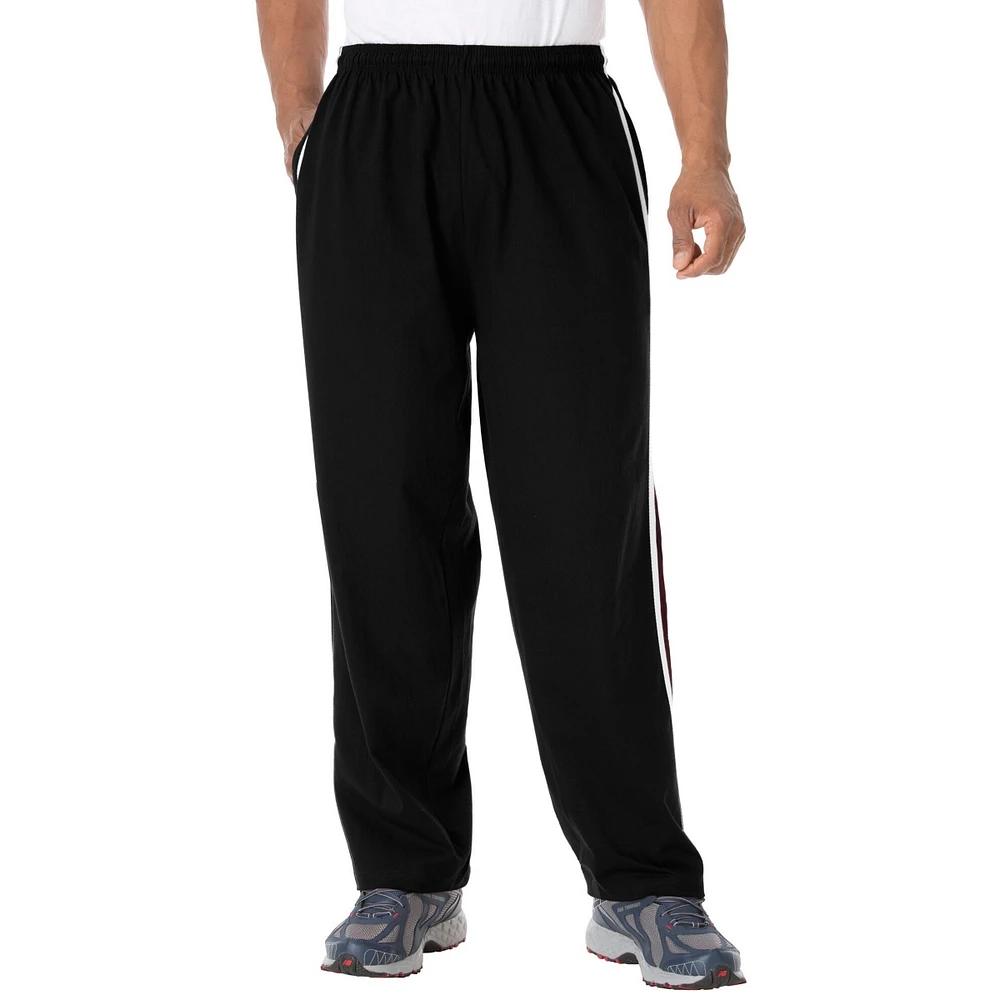 KingSize Men's Striped Lightweight Sweatpants