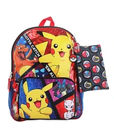 Dragon Ball Z Pokemon Trainer Gotta Catch 'Em All Youth 5-Piece Backpack Set