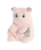 Aurora Small Purdi Pig Fluffles Whimsical Plush Toy Pink 6"