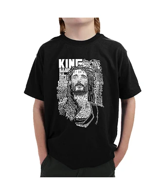 La Pop Art Boys Word T-shirt - Jesus