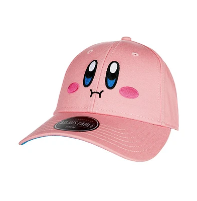 Kirby Men's Face Embroidered Adjustable Hat