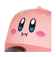 Kirby Men's Face Embroidered Adjustable Hat