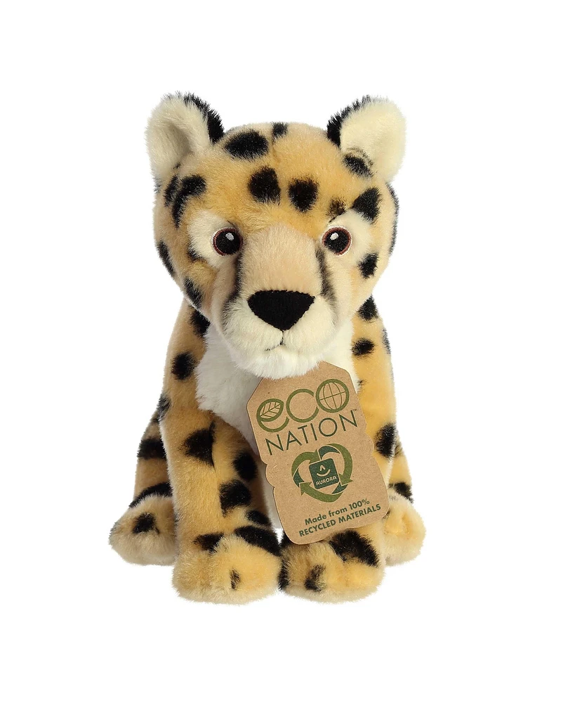 Aurora Small Cheetah Eco Nation Eco-Friendly Plush Toy Gold 8"