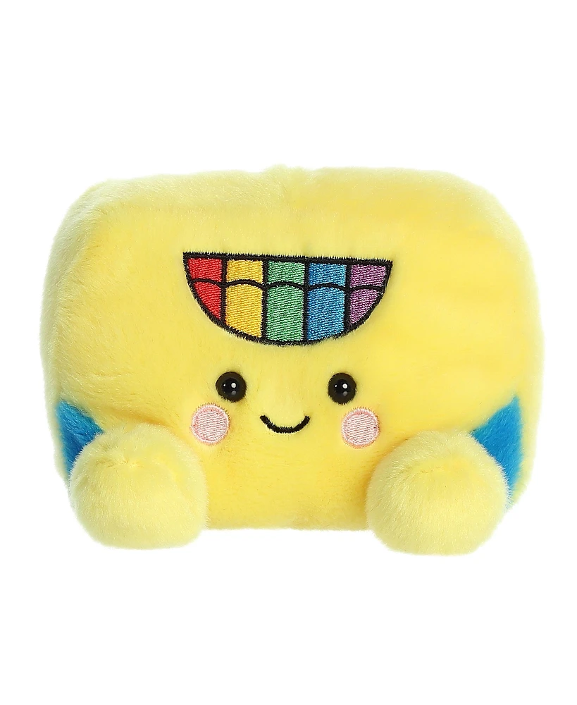 Aurora Mini Doodle Crayon Box Palm Pals Adorable Plush Toy Yellow 5"