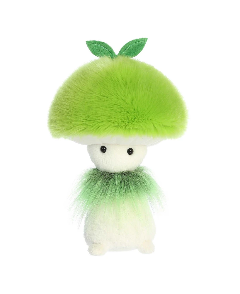 Aurora Small Green Sprout Fungi Friends Vibrant Plush Toy Green 9"