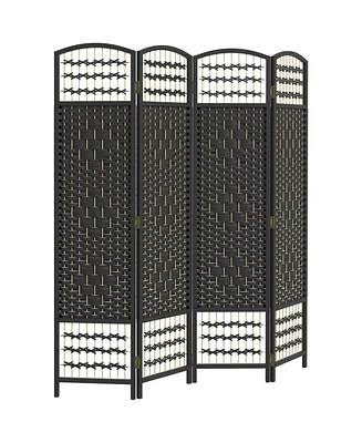 Homcom Panel Room Divider, Folding Screen, 5.6