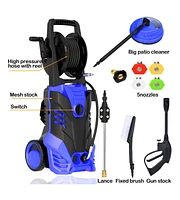 Sugift 2200W 2.0 Gpm Electric Pressure Washer with 5 Nozzles