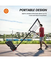 Sugift Height-Adjustable Portable Basketball Hoop System