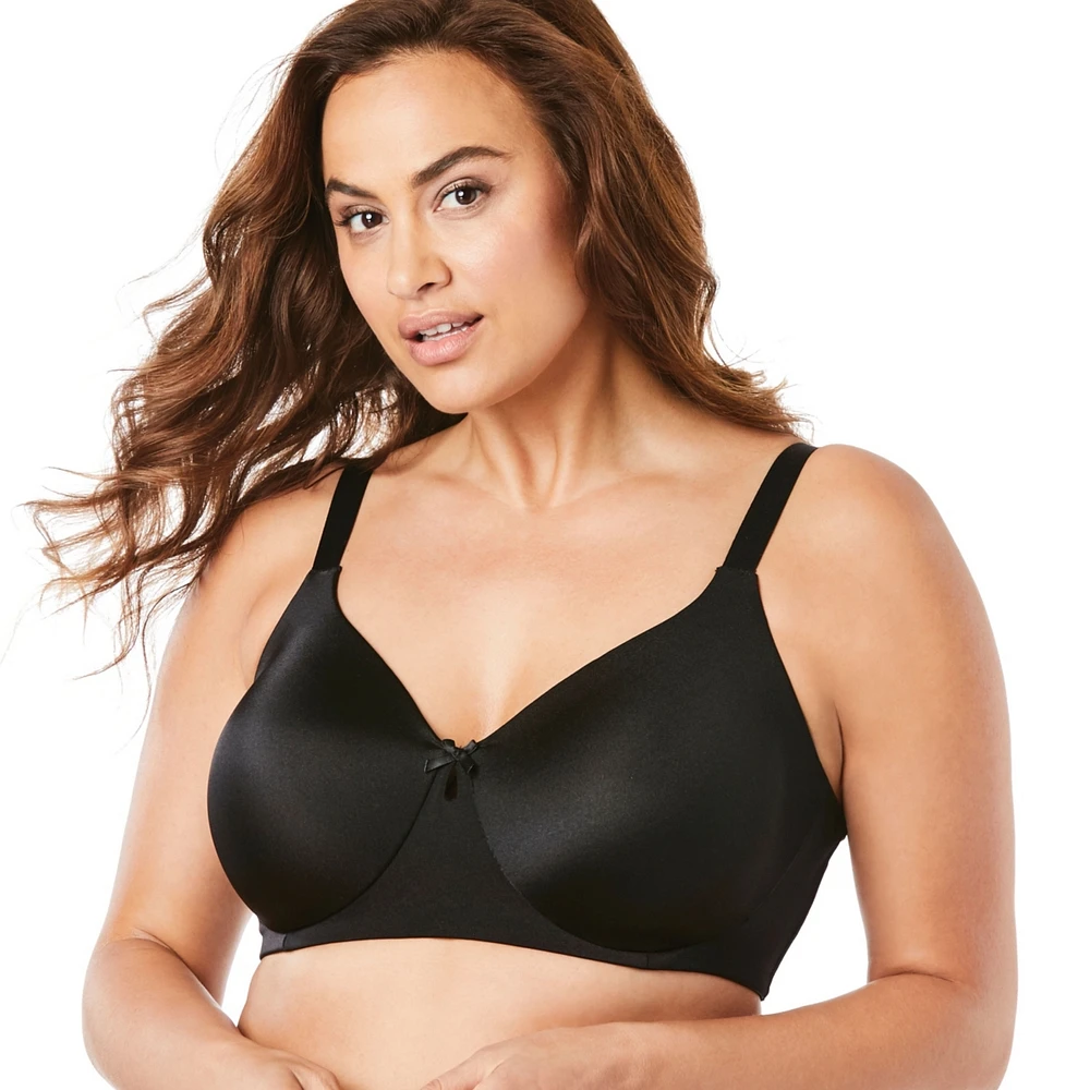 Comfort Choice Women's Back-Smoothing Wireless T-Shirt Bra