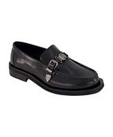 Karl Lagerfeld Paris Men's White Label Box Leather Moc Toe Loafers