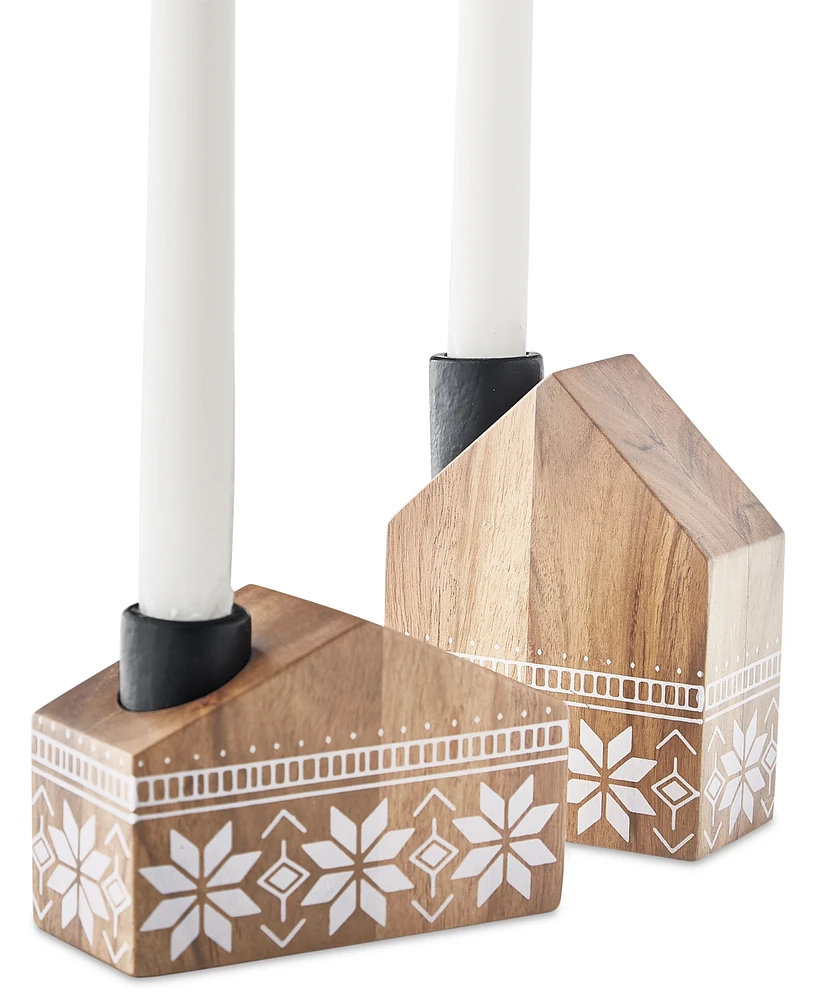 The Cellar Holiday Candle Holders, Set of 2, Created for Macy's