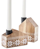 The Cellar Holiday Candle Holders, Set of 2, Created for Macy's