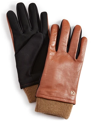 Cole Haan Women's Stretch-Palm Leather Gloves