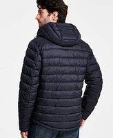 Hawke & Co. Men's Sherpa Lined Hooded Puffer Jacket