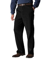 KingSize Big & Tall Expandable Waist Corduroy Pleat-Front Pants