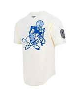 Pro Standard Men's Cream Dallas Cowboys Retro Classic Mesh Button-Up Shirt