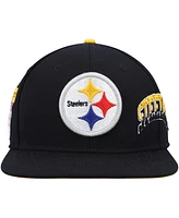 Pro Standard Men's Black Pittsburgh Steelers Hometown Snapback Hat