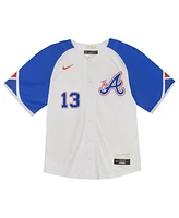 Nike Toddler Ronald Acuna Jr. White Atlanta Braves City Connect Limited Player Jersey