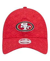 New Era Women's Scarlet San Francisco 49ers Smiley 9TWENTY Adjustable Hat