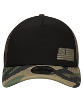 New Era Men's Black/Camo Erik Jones Trucker 9FORTY Adjustable Hat