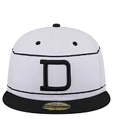 New Era Men's White Durham Bulls Theme Nights 1913 59FIFTY Fitted Hat