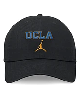 Jordan Men's and Women's Black Ucla Bruins 2024 Sideline Tri-Glide Adjustable Hat