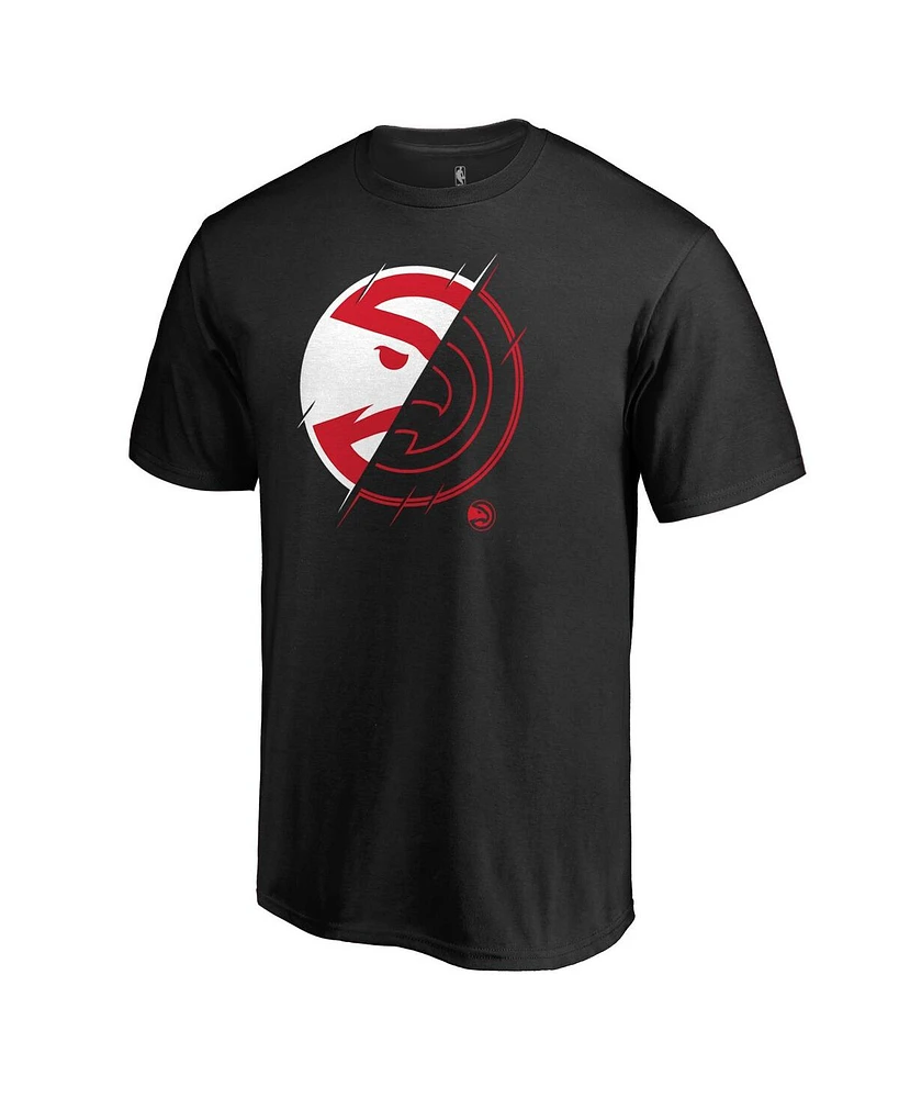 Fanatics Men's Black Atlanta Hawks X-Ray T-Shirt