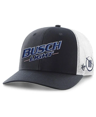 47 Men's Navy Ross Chastain Busch Light Darlington Throwback Rope Trucker Adjustable Hat