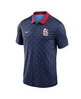 Nike Men's Navy St. Louis Cardinals Legacy Icon Vapor Performance Polo Shirt