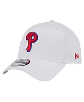 New Era Men's White Philadelphia Phillies Tc A-Frame 9FORTY Adjustable Hat