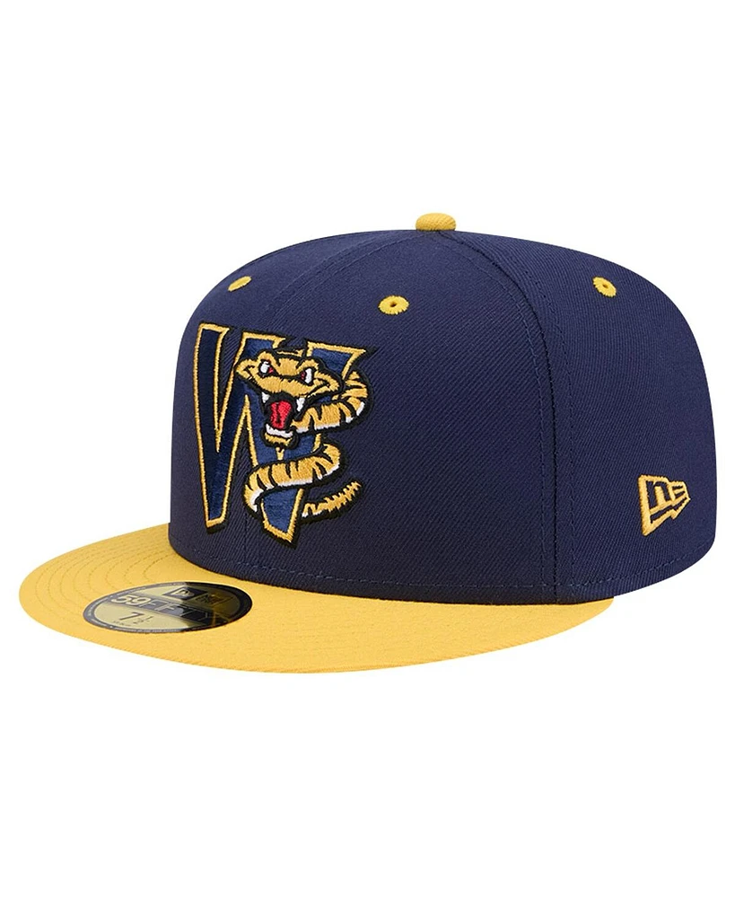 New Era Men's Navy Wisconsin Timber Rattlers Theme Night Brewers Sunday 59FIFTY Fitted Hat