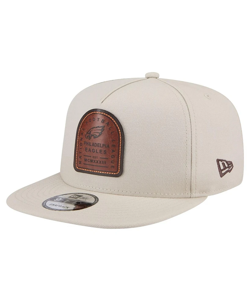 New Era Men's Stone Philadelphia Eagles Premier 9FIFTY Snapback Hat