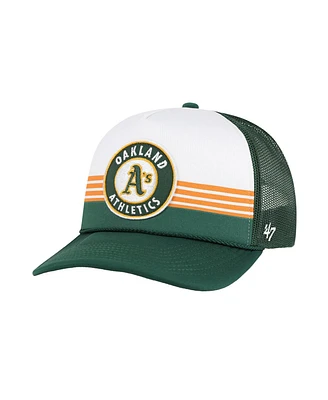 47 Brand Men's Green Oakland Athletics Lift Off Foam Front Mesh Trucker Adjustable Hat