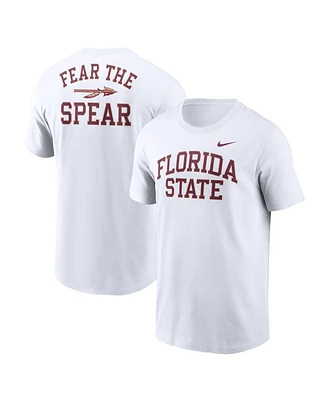 Nike Men's White Florida State Seminoles Blitz 2-Hit T-Shirt