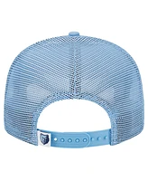New Era Men's Light Blue Memphis Grizzlies Evergreen Meshback 9FIFTY Snapback Hat