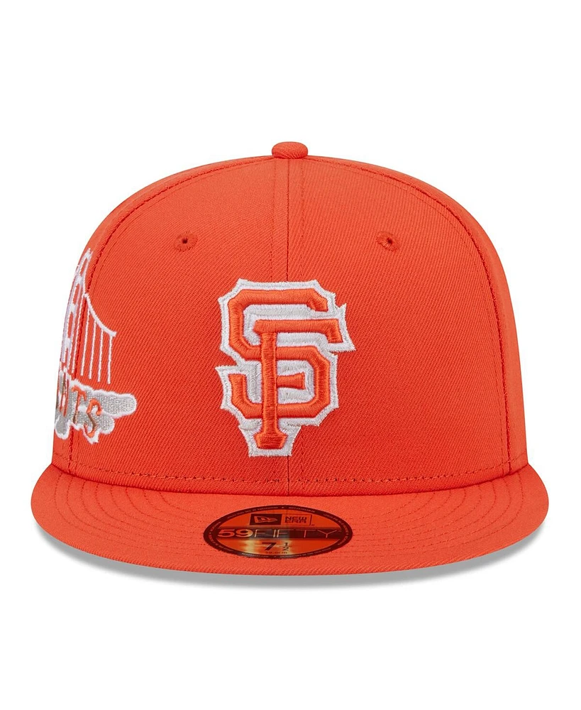 New Era Men's Orange San Francisco Giants City Connect Icon 59FIFTY Fitted Hat