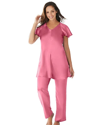 Amoureuse Plus Size The Luxe Satin Pj Set