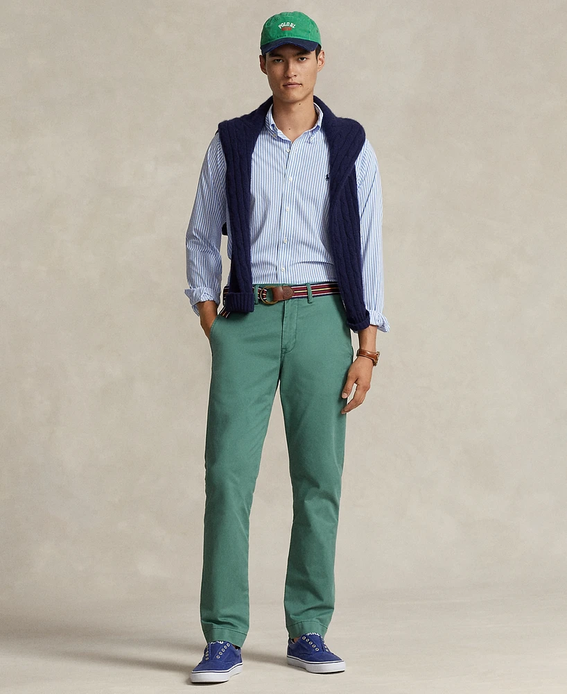 Polo Ralph Lauren Men's Stretch Straight Fit Washed Chino Pants