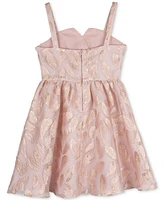 Rare Editions Big Girls Sleeveless Burnout Organza Dress