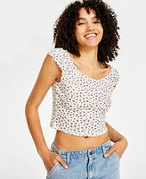 Levi's Women's Lucille Crewneck Cotton Short-Sleeve Top