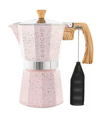 Grosche Milano Stone Cafe Bliss: Moka Pot Frother Duo