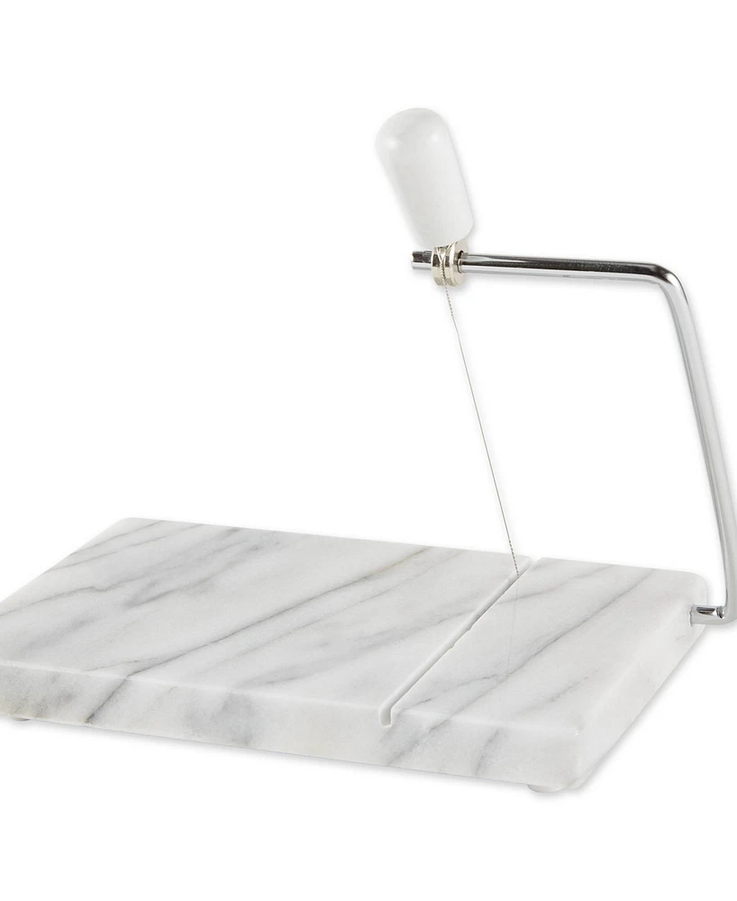 Rsvp International White Marble 9"x7.5" Cheese Slicer