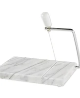 Rsvp International White Marble 9"x7.5" Cheese Slicer